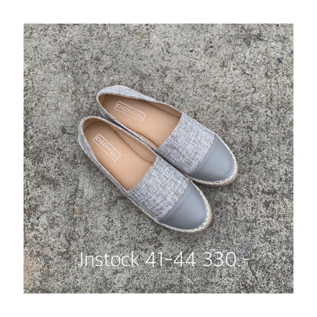 New kung fu size42-44| รองเท้าไซส์ใหญ่ รองเท้าคัทชูผ้าลำลองแนวทูโทน พื้นนุ่ม ใส่สบาย