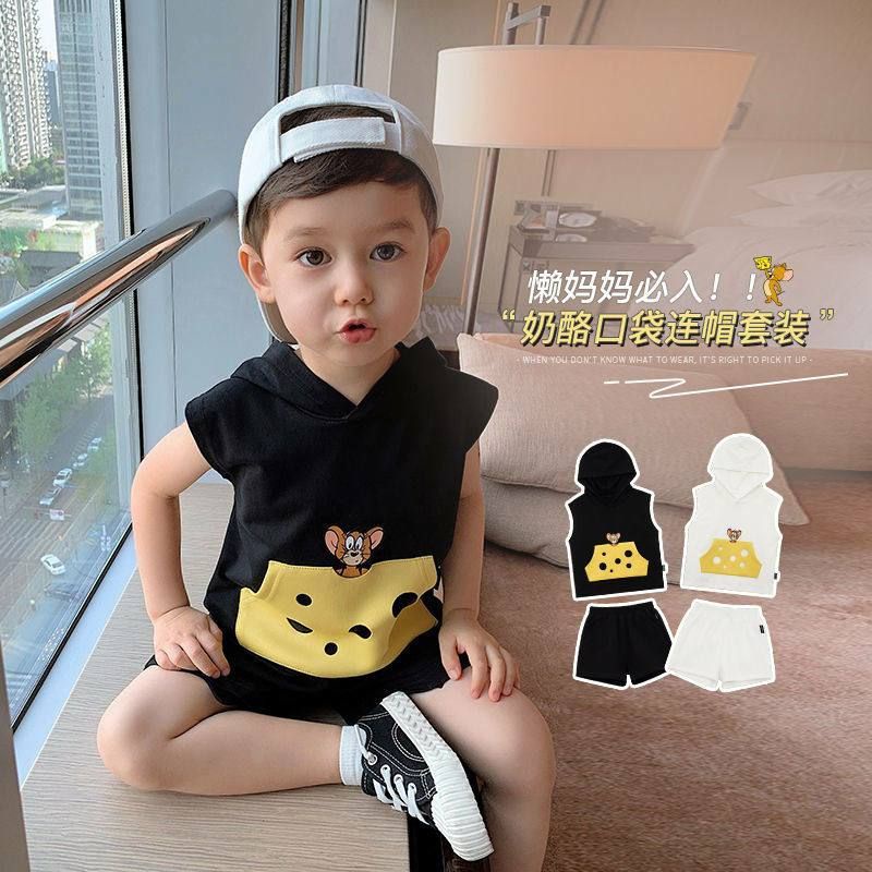 SET HOODIE For Baby Boy Short Pants One Set