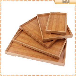 ถาดไม้ใส่อาหาร หลายขนาด สไตล์วินเทจ สําหรับเสิร์ฟอาหาร