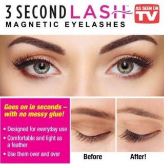 ขนตาแม่เหล็ก magnetic eyelashes 3 second lash