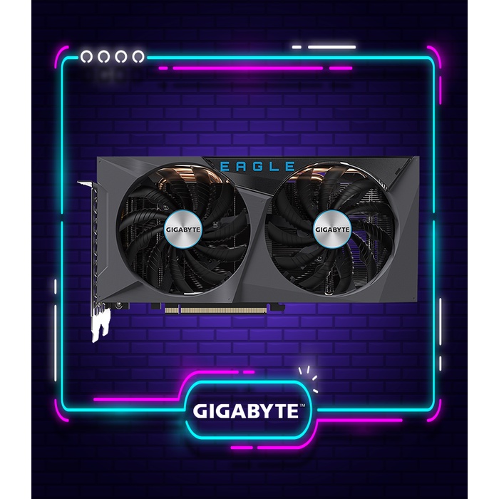 Gigabyte การ์ดจอ GF RTX3060Ti EAGLE OC 8G (GV-N306TEAGLE)
