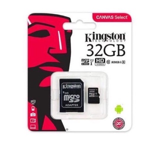 (ลดล้างสต๊อก)Kingston Micro SD 32GB Class10 80MB/s