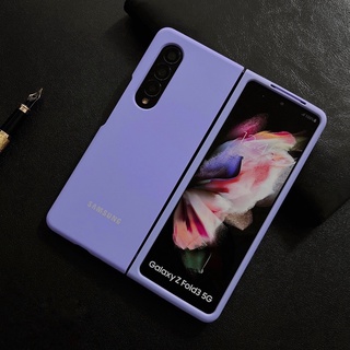 เคสโทรศัพท์ซิลิโคน PC แบบแข็ง พับได้ หรูหรา สําหรับ Samsung Galaxy Z Fold 4 3 2 5G Fold3 Fold2