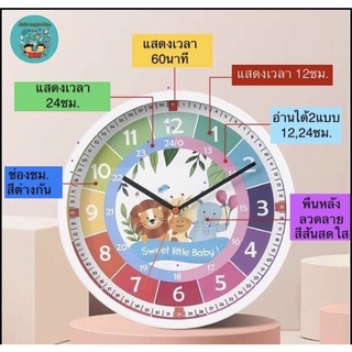 🕰Wall Clock นาฬิกาเรียนรู้เวลา🕰