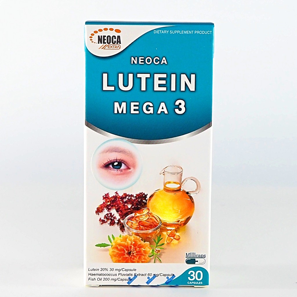 Neoca Lutein Mega 3 ป้องกันจอประสาทตาเสื่อม บำรุงสายตา