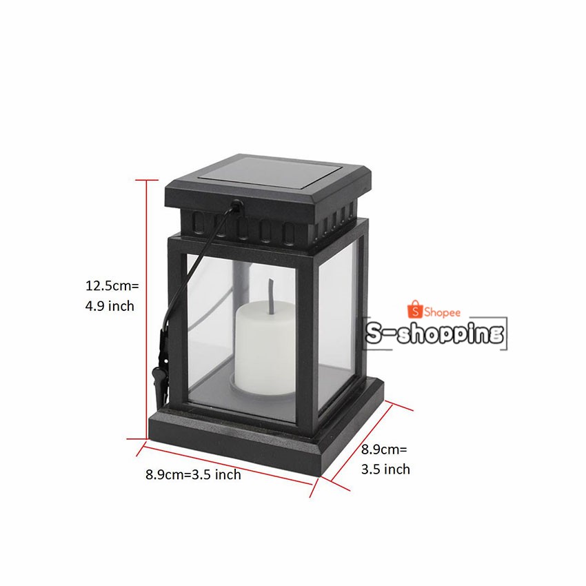 candle light ไฟเทียน  Solar light 1 LED ไฟปักสนาม พลังงานแสงอาทิตย์โซล่าเซลล์ * รูปที่ 4