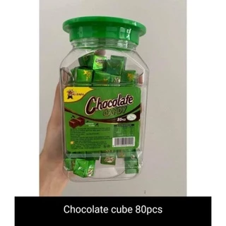 ✅ ช็อคโกแลตแคนดี้ ไมโลคิวป์อัดเม็ด 🍮 1 กระปุกมี 80 เม็ด ✅ chocolate candy 🍬🍭