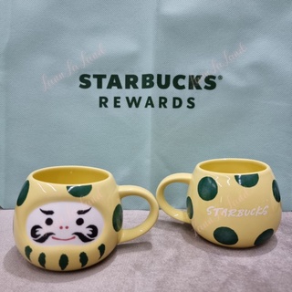 Starbucks Japan 2021 Daruma Mug แก้วมัคเซรามิก ดารุมะ สตาร์บัคส์ ญี่ปุ่น