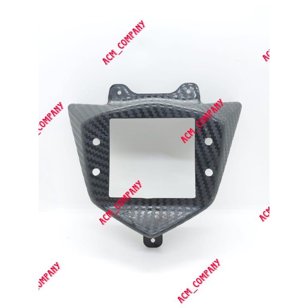 Yamaha WR155 WR 155 ฝาครอบปลอกไฟหน้าสีดําคาร์บอน