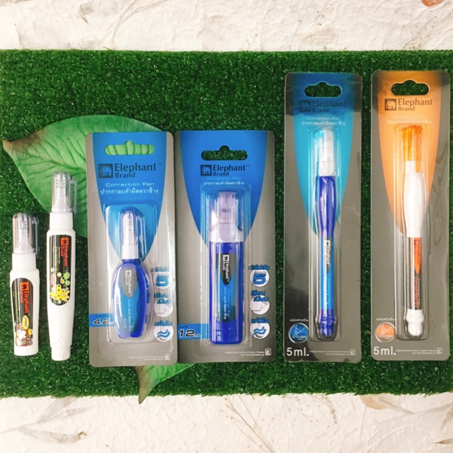 ปากกาลบคำผิด นำ้ยาลบคำผิด ตราช้าง ELEPHANT Correction Pen