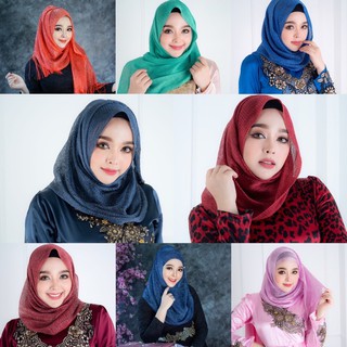 ผ้าคลุมฮิญาบ ผ้าพันยาวแบบตาข่าย Hijab muslim sh32