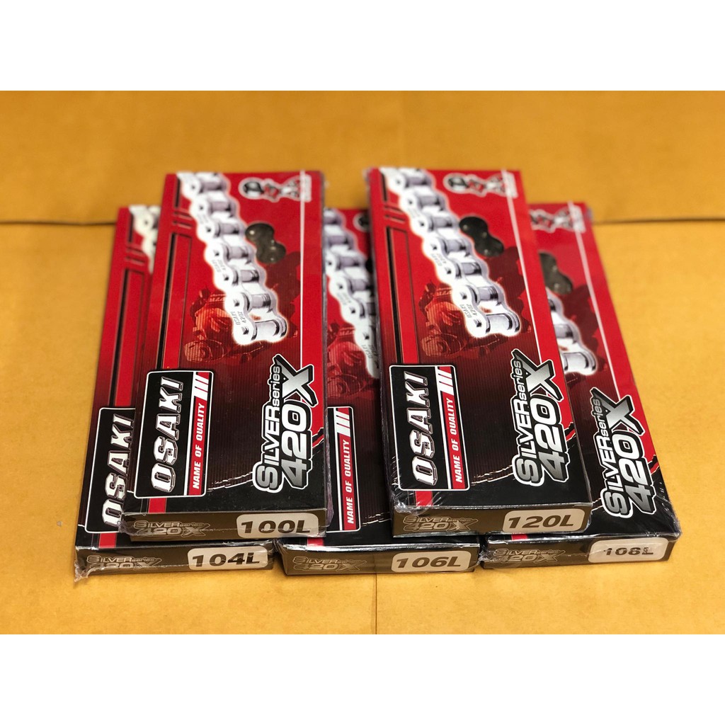 Osaki โซ่แสตนเลสโอซากิ/420 โซ่เลส Osaki สำหรับรถ Wave/Dream คุณภาพสูง ทนทาน ใช้งานได้ยาวนาน