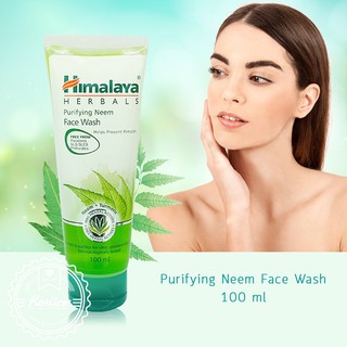 Himalaya เจลล้างหน้าลดสิว Purifying Neem Face Wash 100ML.