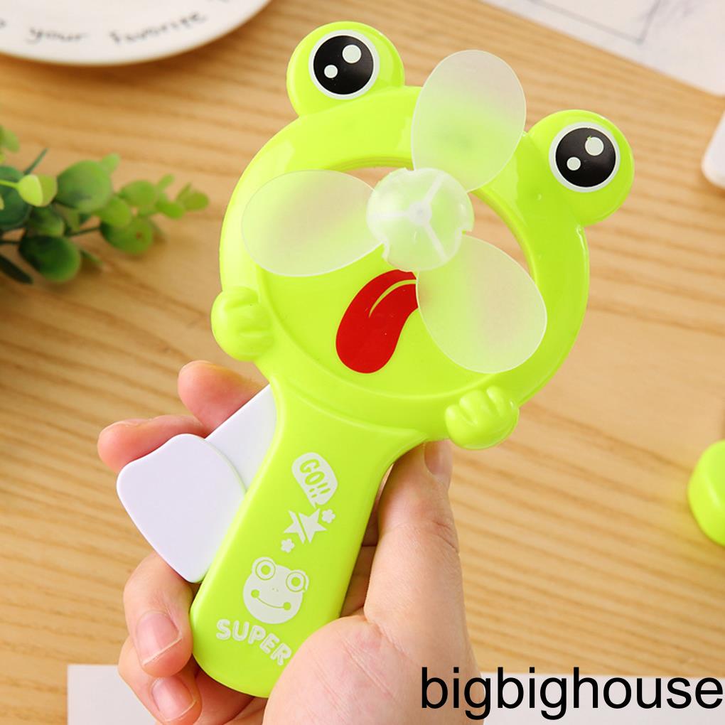 [Biho] Green Frog Pattern Three-blades Eco-friendly Hand Press Plastic ...