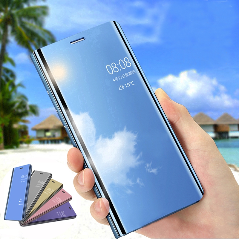 เคสโทรศัพท์ Samsung Note 10 Plus/A70/A50/A50S/A30S Cover Casing Luxury Mirror Surface Smart Case Sli