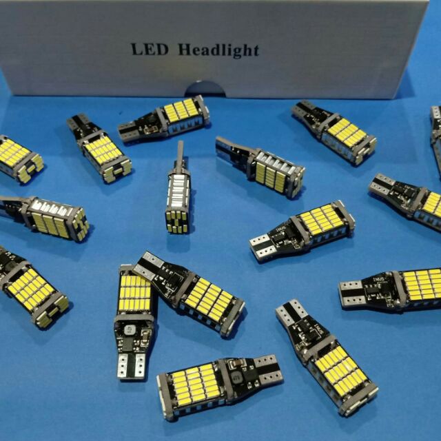 หลอดไฟถอย LED 45 ชิบ ขั้วT10/T15