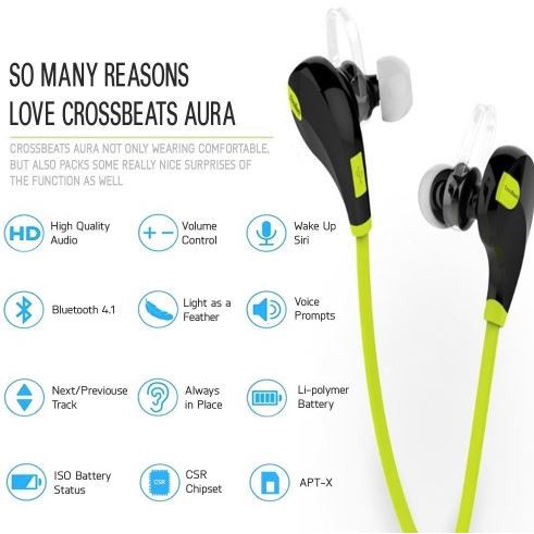 หูฟังไร้สาย Gadget หูฟังออกกำลังกาย Wireless Sport Bluetooth Super bass HD Headphone QY7