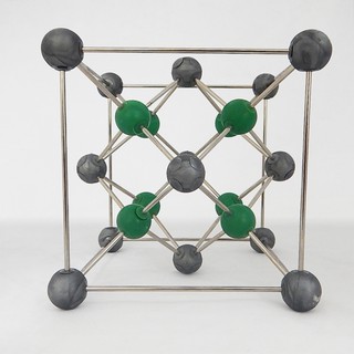 แบบจำลองผลึกแคลเซียมฟลูออไรด์ (Calcium Fluoride Crystal Structure, CaF2)