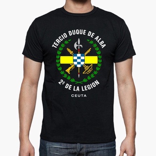 เสื้อยืดเด็กผช - "Tercio Duque De Alba 2 De La Legion" เสื้อยืดกองทหารต่างประเทศสเปน ซัมเมอร์คอตตอน