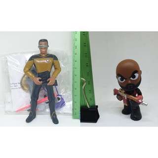 Star Trek Geordi LaForge 1992 Playmates VS Funko Mystery Minis DC Comics