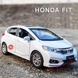 ของเล่นโมเดลรถ HONDA FIT 2018 ขนาด 1:28