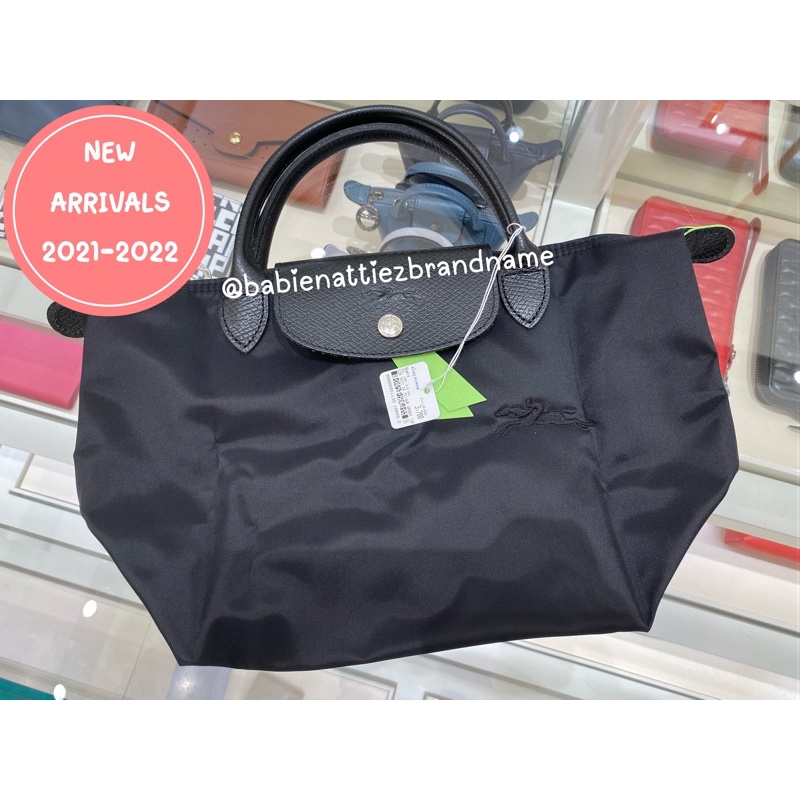 💥ใช้โค้ดลดสูงสุด 1,000.-💥(แท้ 100% จาก King Power) LONGCHAMP LEPLIGE CLUB Size S หูสั้น สีดำ (กรุณาส