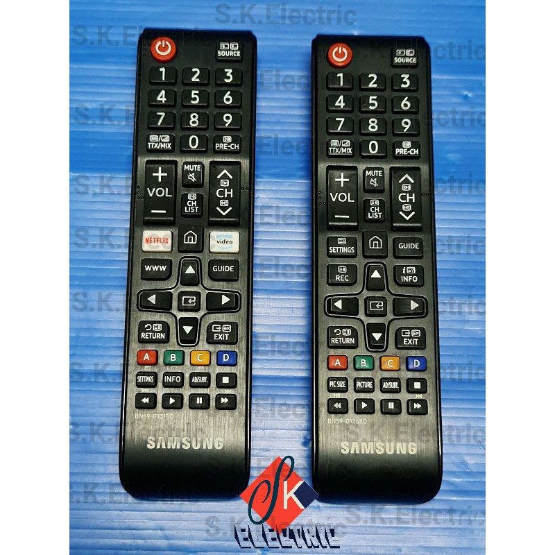 รีโมททีวีซัมซุงแท้ Samsung LED LCD จอแบน ใช้กับทีวีซัมซุง สมาร์ททีวี มีปุ่มNETFLIX รีโมททีวี/รีโมทแอ