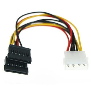 สาย Y Power Sata IDE 4 Pin to Serial ATA  Y Splitter Hard Drive Power