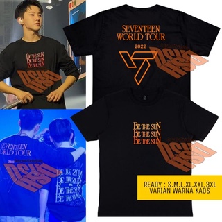 เสื้อยืด พิมพ์ลาย seventeen be the sun world tour Version Of the sablon SEGITA Sogan สไตล์เกาหลี