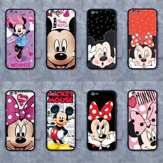 เคส Apple iphone 6 / 6s ใช้เคสเดียวกัน  ลายมิกกี้-มินนี่  ขอบนิ่มหลังแข็ง เคสมือถือ เคสโทรศัพท์ Case