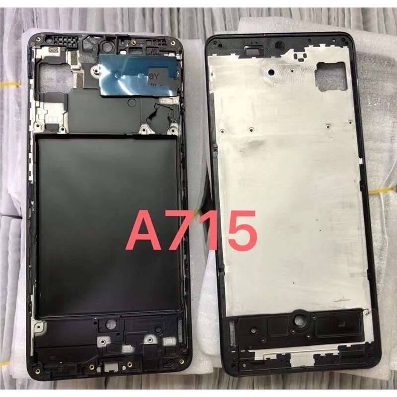 Getu สําหรับ Samsung Galaxy A71 4G 5G 6.7 "กลางกรอบแผ่นด้านหน้าบอร์ด LCD สนับสนุน Faceplate Bezel เป