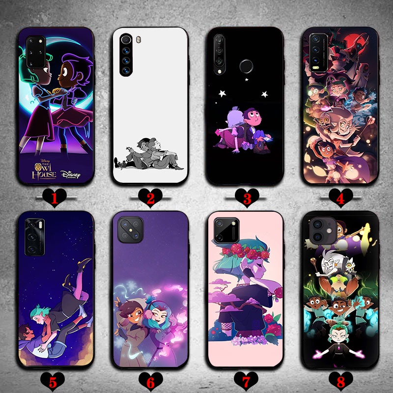 Owl House เคสโทรศัพท์สําหรับ Samsung A30S A8 A9 A10S A30S แฟชั่นซิลิโคนอ่อนนุ่มสีดํา