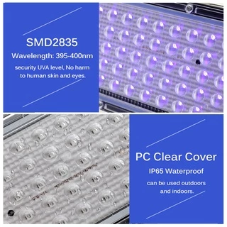 ไฟปลูกต้นไม้ Led UV 50W 100W 300W กันน้ำได้ ไม่กลัวฝนและหมอก มีสวิตช์ปิดเปิด ไฟปลูกต้นไม้กันน้ำ การเจริญเติมโตแบบ 24 ชม