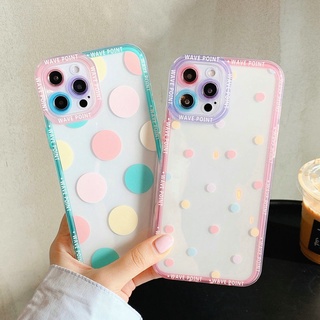 เคสโทรศัพท์มือถือนิ่ม ป้องกันเลนส์ ลายจุด สําหรับ Xiaomi Redmi Note 11 11S 4G 10C 10 9S 9 8 7 6 7A 6A S2 9T 9A 9C Poco X3 NFC GT F3 F2 M3 M4 Pro 5G 4G