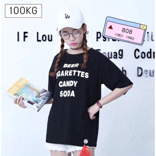 เสื้อยืดสกรีน soda ชายเจาะห่วงห้อยริบบิ้นเท่ห์ๆ เนื้อผ้าคอตตอนค่ะ