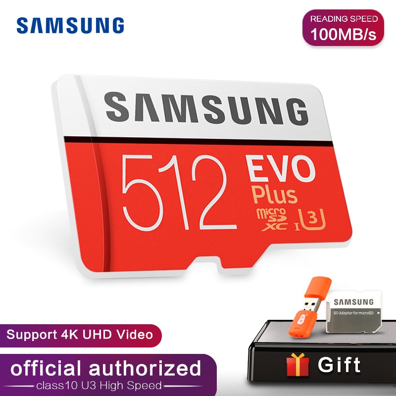 SAMSUNG Memory Card Micro SD32GB 64GB 128GB 256GB 512G SDHC SDXC Grade Class 10 C10 TF SD Cards