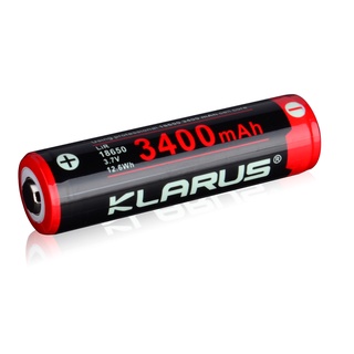 Klarus 18650BAT34 3400mAh แบตเตอรี่ 18650 ชนิดมีวงจรป้องกัน ที่จ่ายกระแสสูงถึง 10A