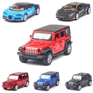 กล่อง) โมเดลรถยนต์จําลอง G63 Rambo Bugatti ขนาด 1:36 ของเล่นสําหรับเด็ก