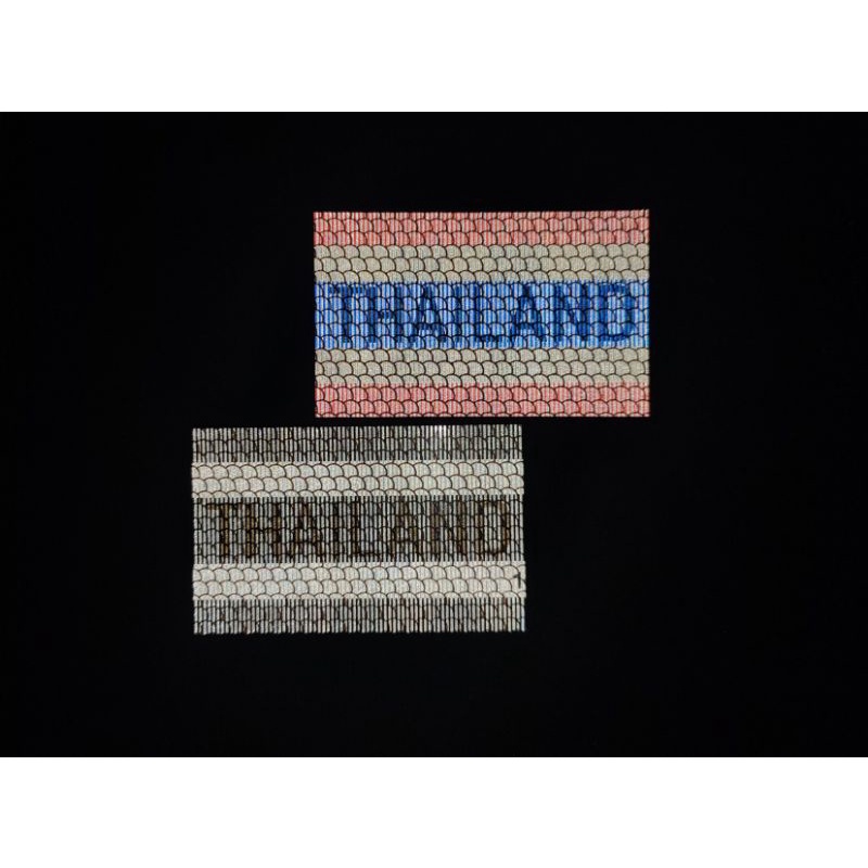 Patch ธงชาติไทย Thailand สะท้อนแสง ขนาด 5*8 cm