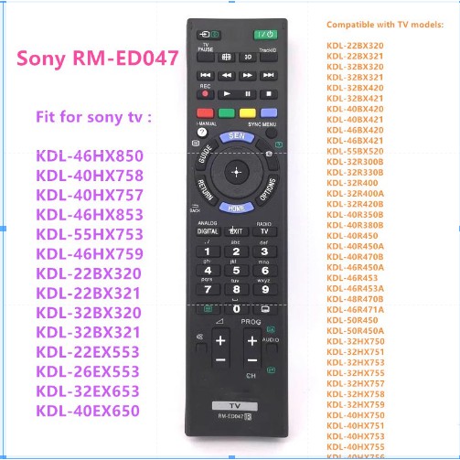 สําหรับ SONY RM-GD030 RM-ED047 RM-YD103 RM-GD023 RMT-TX300P RMT-TX200P RMT-TX300E GD023 RM-GD031 RM-GD RM-GD RM-GD RM-GD280B02-GD280