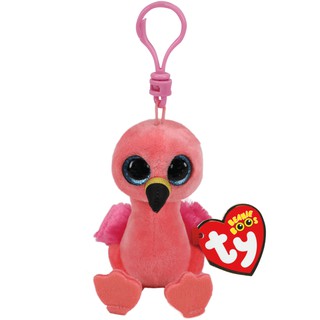 TY ตุ๊กตา ทีวาย Beanie Boos GILDA - pink flamingo clip