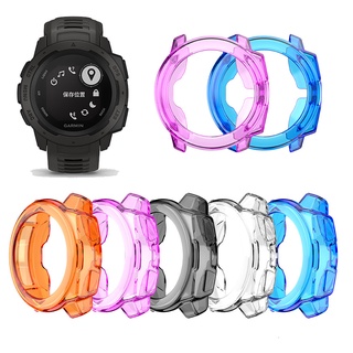 เคส TPU แบบนุ่มสําหรับ Garmin Instinct Smart Watch เปลี่ยนได้ป้องกันรอยหน้าจอนาฬิกา