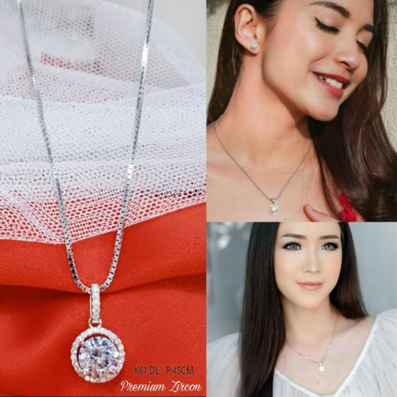 Xuping สร้อยคอเพทาย K61 DL พรีเมี่ยม