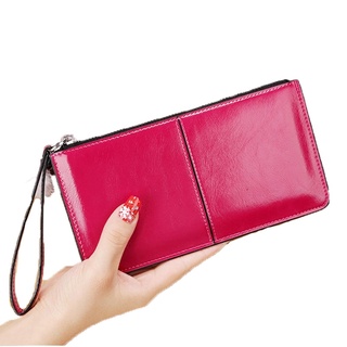 IELGY Korean womens long wallet with zipper