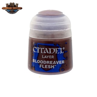 [BSAพร้อมส่ง] Citadel : LAYER: BLOODREAVER FLESH (12ML) สีอะคริลิคสำหรับทาโมเดล