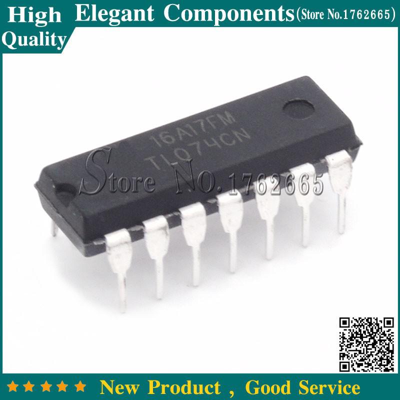 10pcs TL074 DIP TL074CN dip14 Four-operational amplifier new