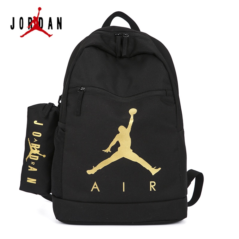 Nike ของแท้ 100% ARI JORDAN AJ กระเป๋าเป้สะพายหลัง สําหรับนักเรียน ผู้ชาย และผู้หญิง