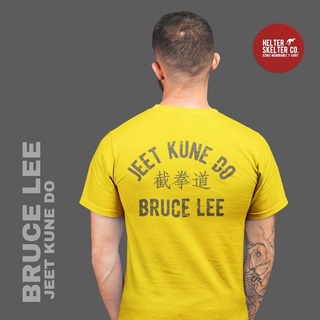 คอลูกเรือเสื้อยืดคอกลมเสื้อยืด พิมพ์ลาย Bruce Lee Jeet Kun Do สไตล์วินเทจ คลาสสิก เรโทร สําหรับผู้หญิงผ้าฝ้ายแท้