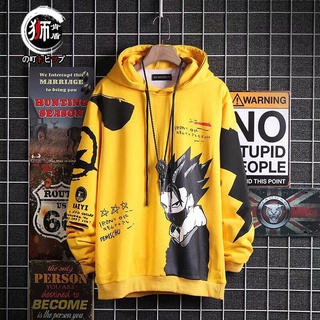 เสื้อกันหนาวมีฮู้ดขนแกะสไตล์ญี่ปุ่นสำหรับผู้ชาย