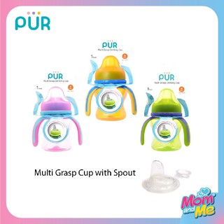PUR แก้วหัดดื่ม ถ้วยหัดดื่ม รุ่น Multi Grasp สำหรับน้อง 6 เดือนขึ้นไป